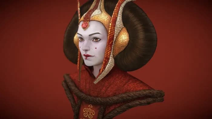 STL - Busto Reina Amidala