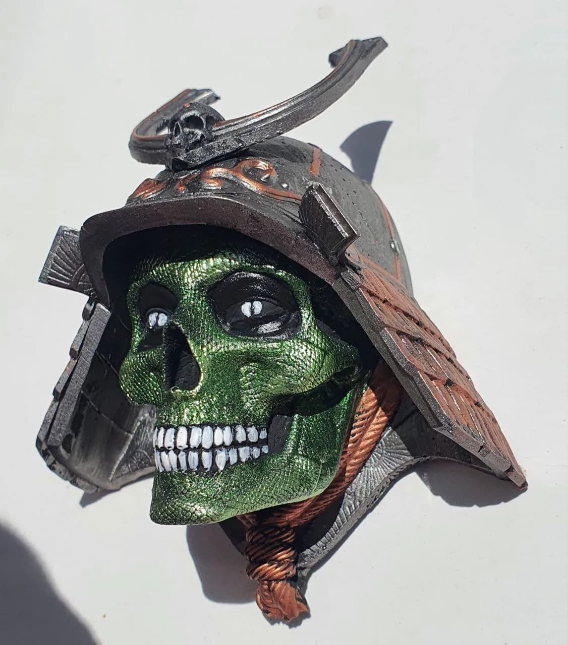 STL - Busto Samurai Calavera Verde