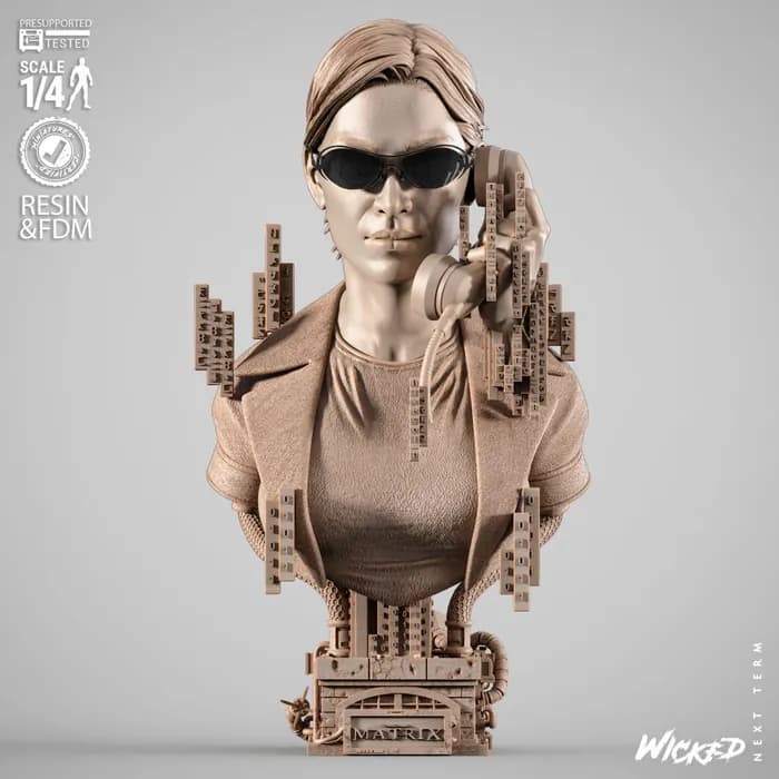 STL - Busto Trinity Matrix
