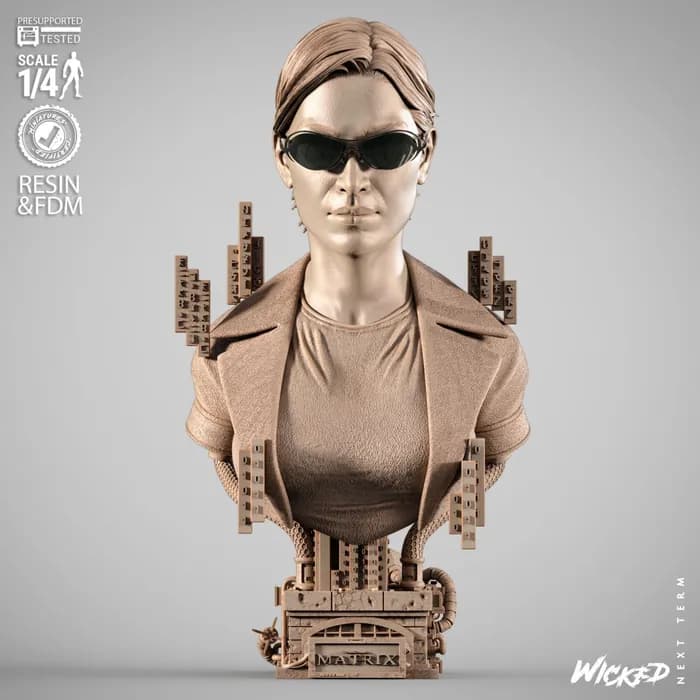 STL - Busto Trinity Matrix