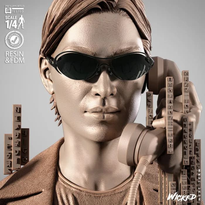 STL - Busto Trinity Matrix