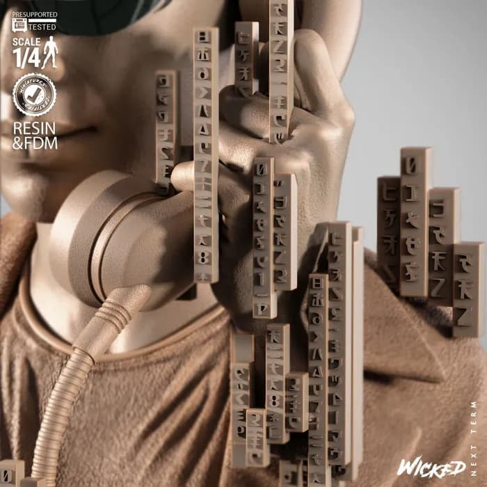STL - Busto Trinity Matrix