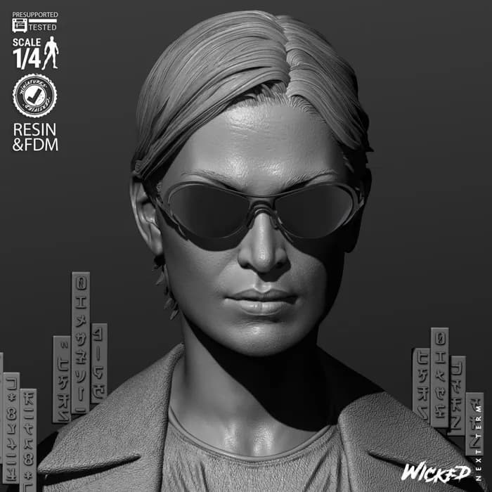 STL - Busto Trinity Matrix