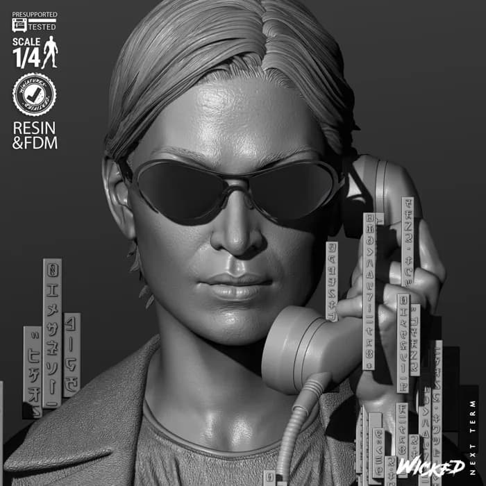 STL - Busto Trinity Matrix