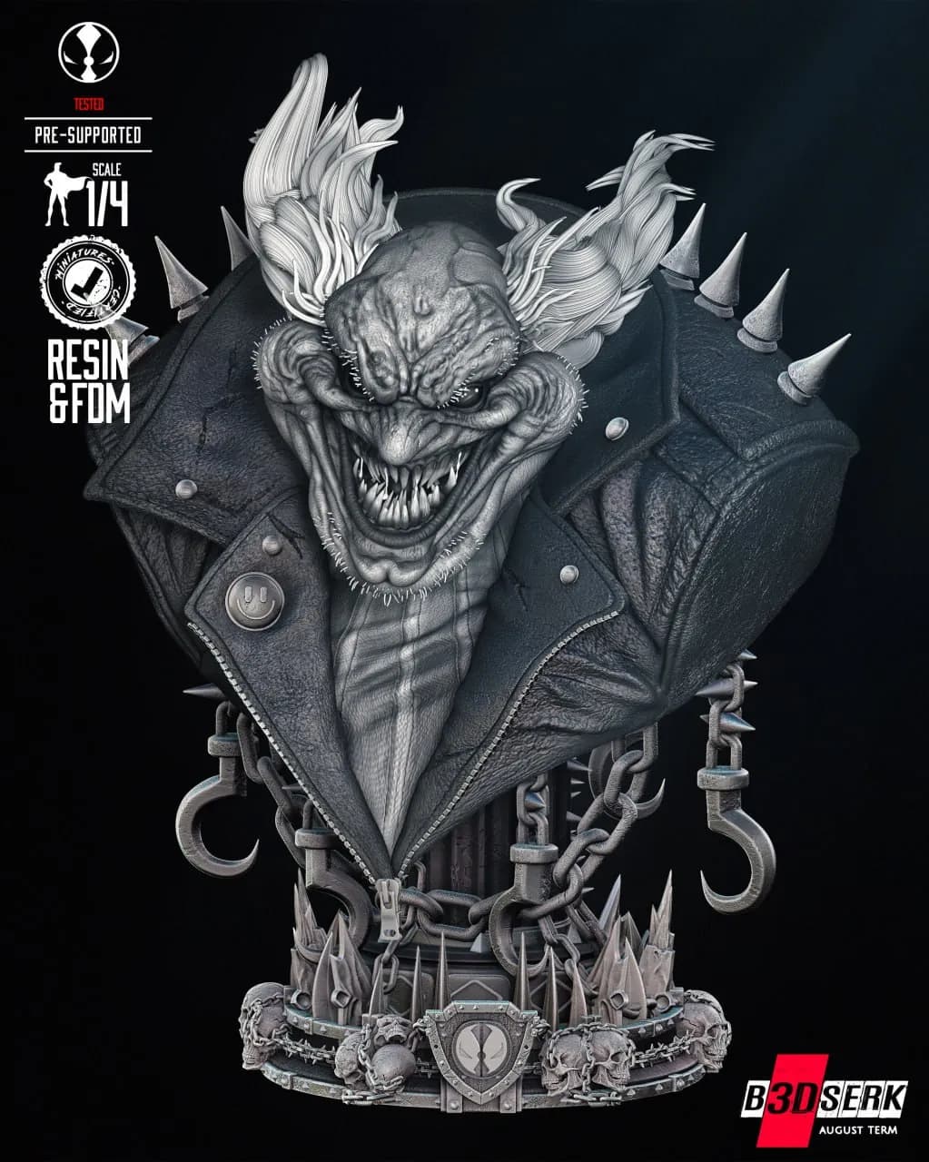 STL - Busto Violator Clown de B3DSERK