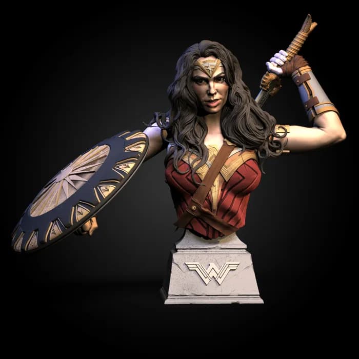 STL - Busto Wonder Woman