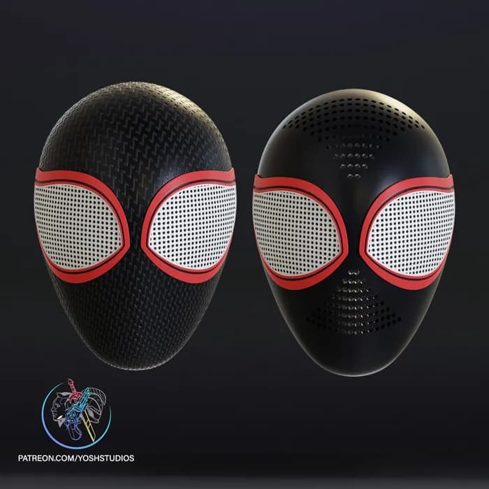 STL - Busto y Máscara de Miles Morales