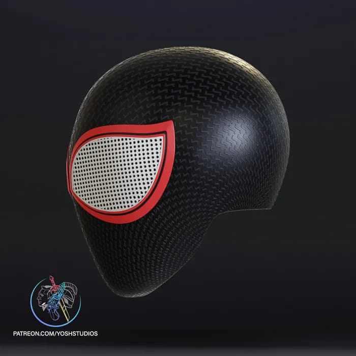 STL - Busto y Máscara de Miles Morales render 5