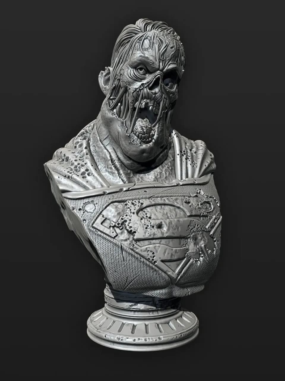 STL - Busto Zombie Superman