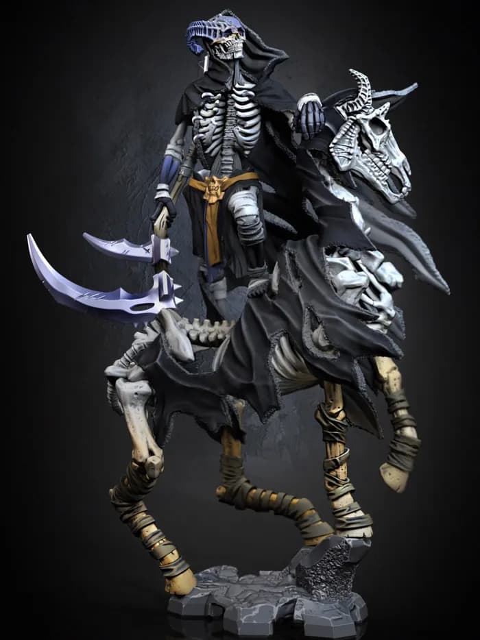 STL - Caballero de la Muerte Esqueleto