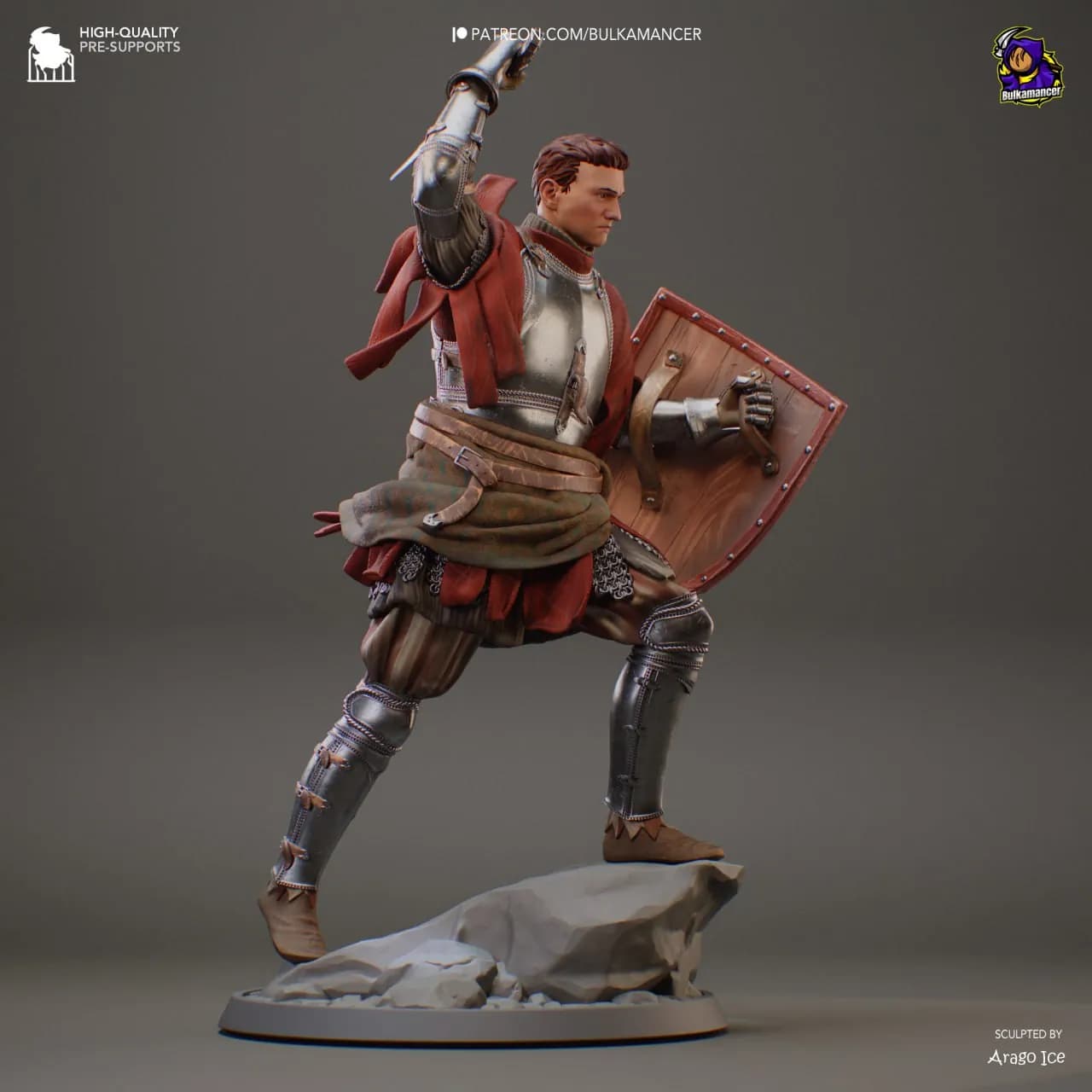 STL - Caballero de Skalitz render 2