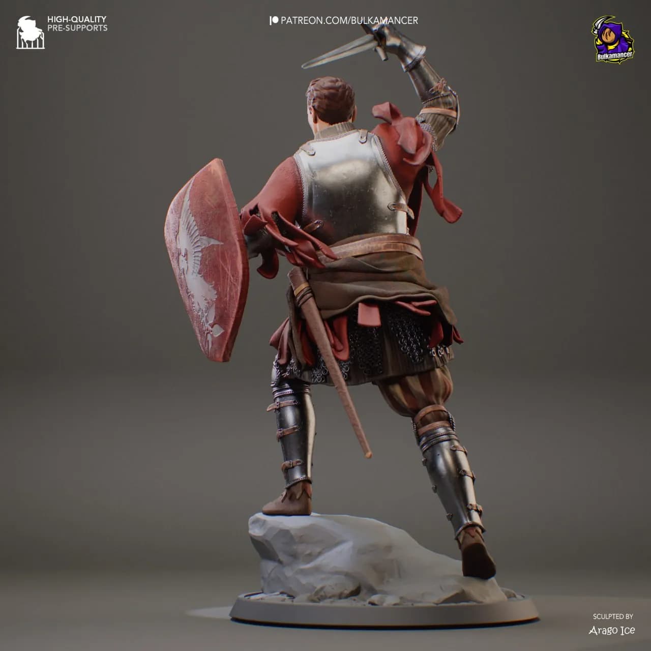 STL - Caballero de Skalitz render 3
