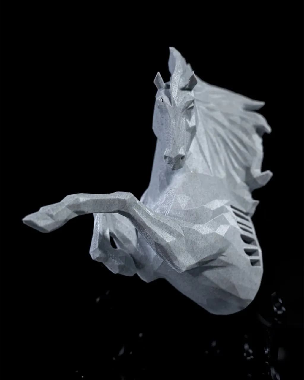 STL - Caballo Pegaso Luminaria