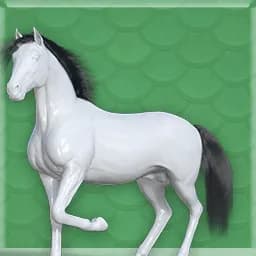 STL - Caballo Pinto Corriendo render 3