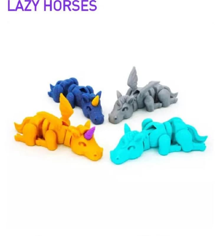 STL - Caballos Perezosos 3D