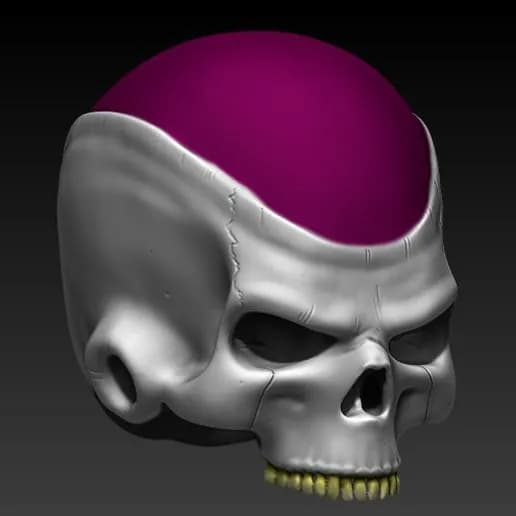 STL - Cabeza de Freezer estilo calavera