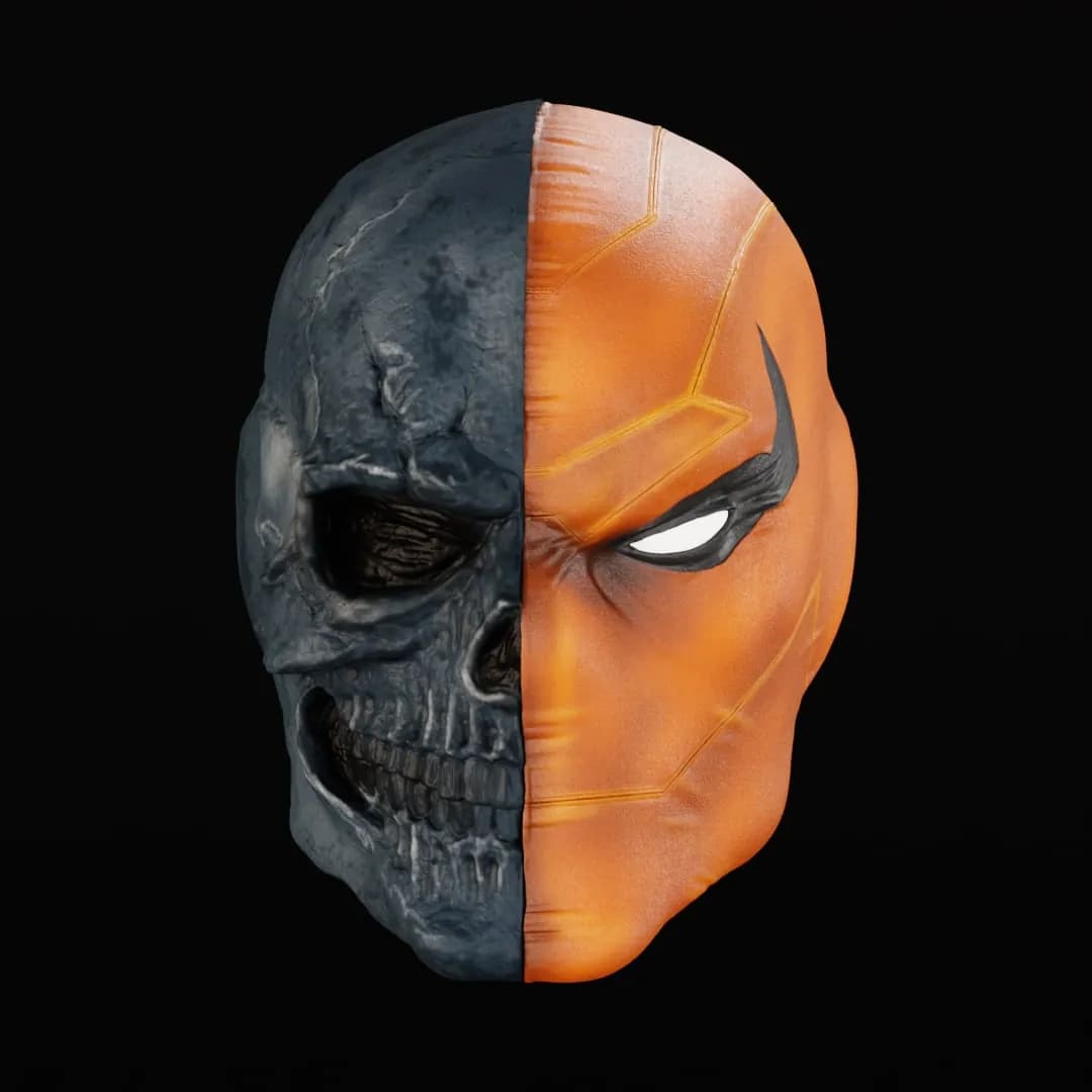 STL - Cabeza de personaje caricaturesco render 3