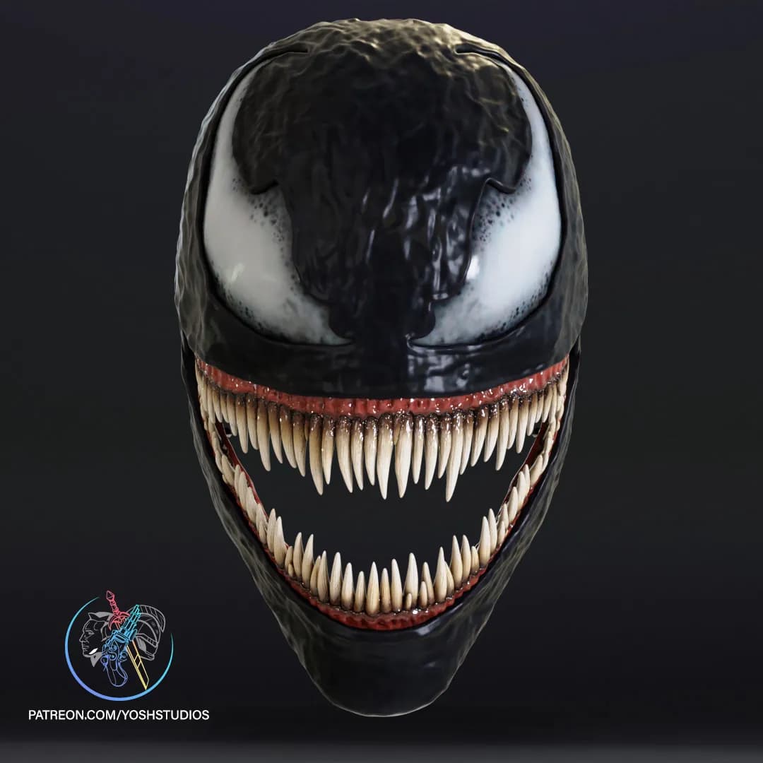 STL - Cabeza de Venom estilo realista render 2