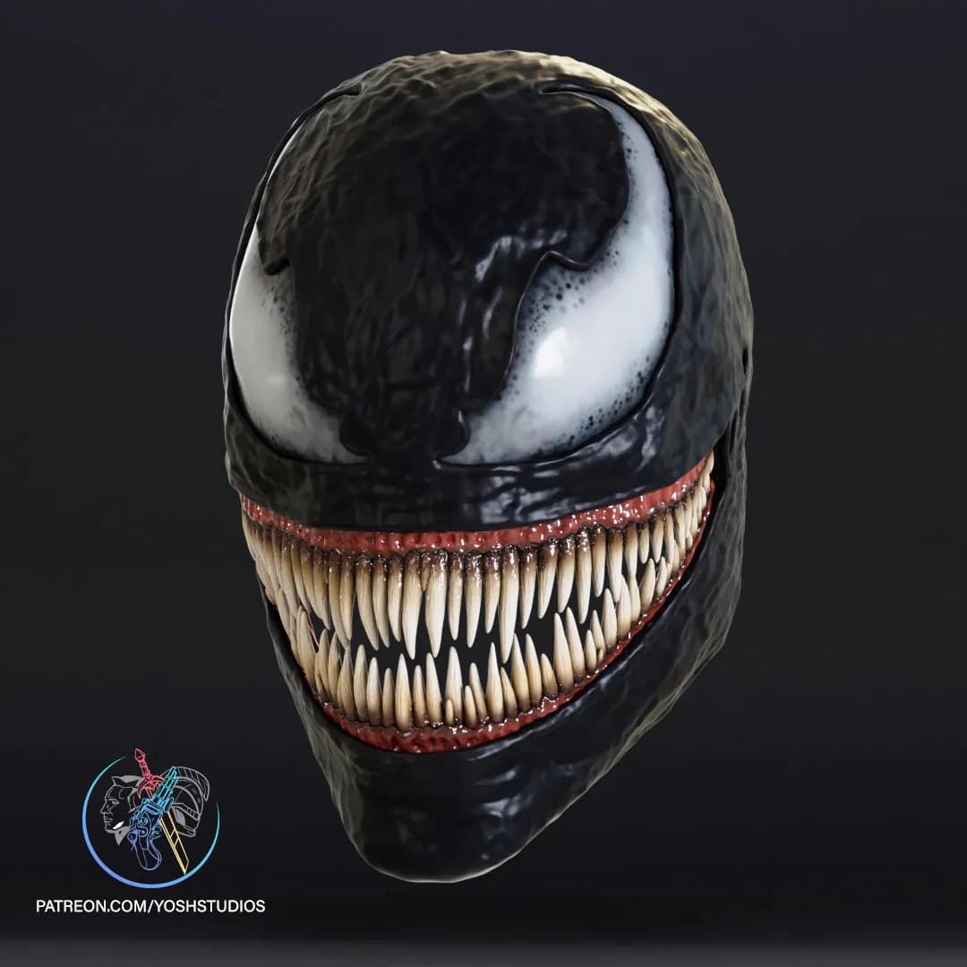 STL - Cabeza de Venom estilo realista render 5