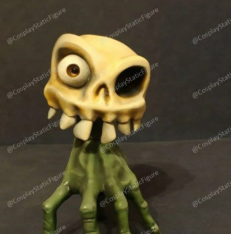 STL - Cabeza de Zombie Dibujado