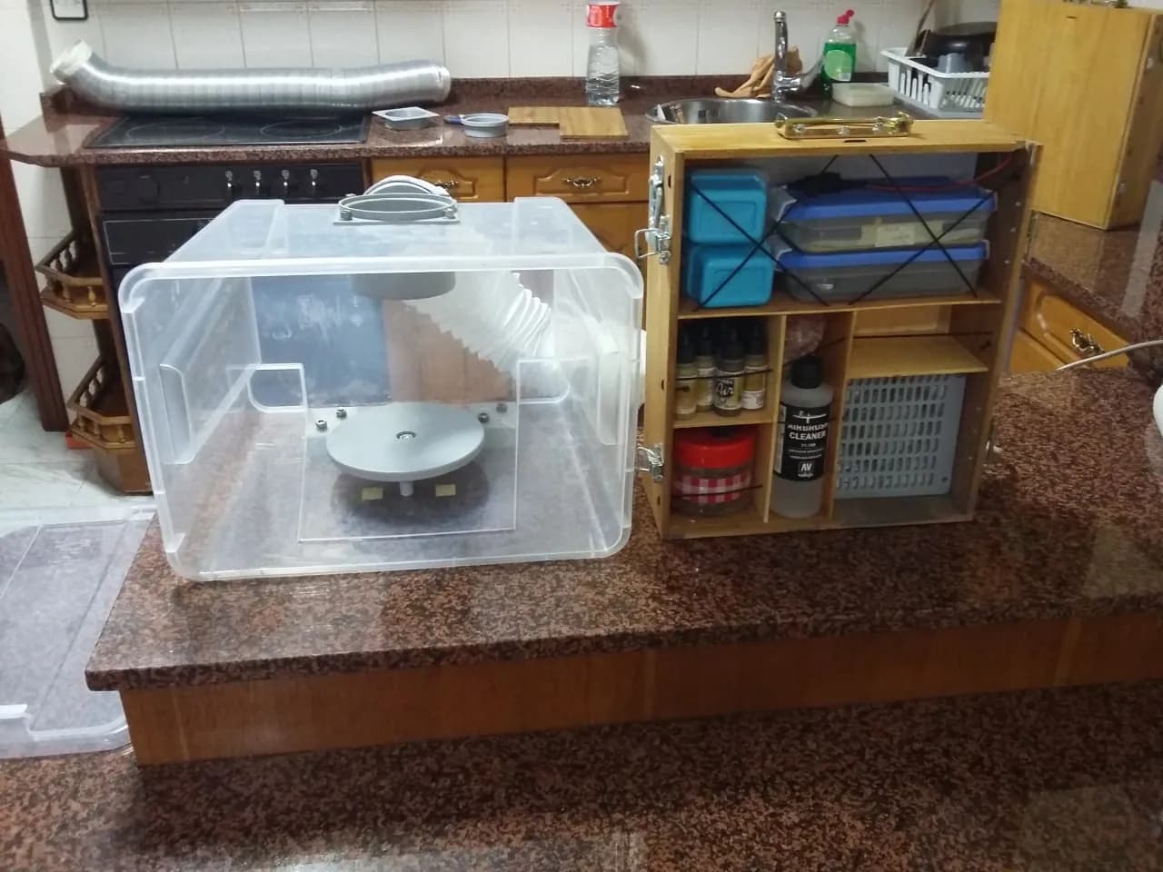 STL - Cabina de aerografía render 2