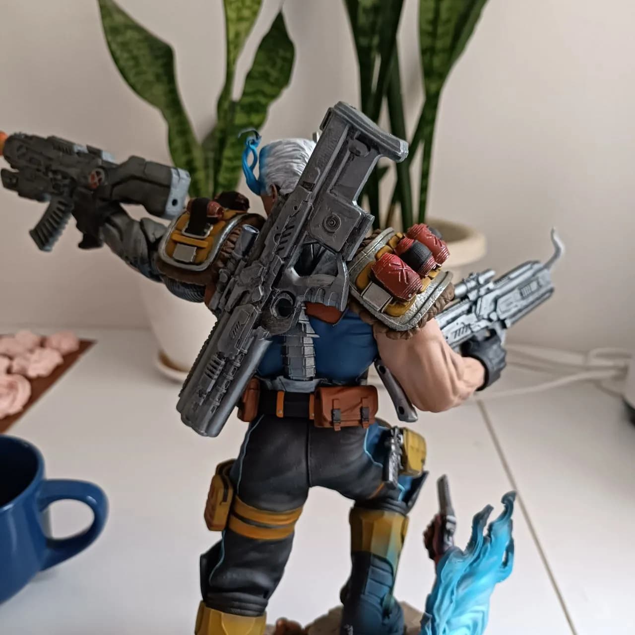 STL - Cable X Men figura de acción render 2