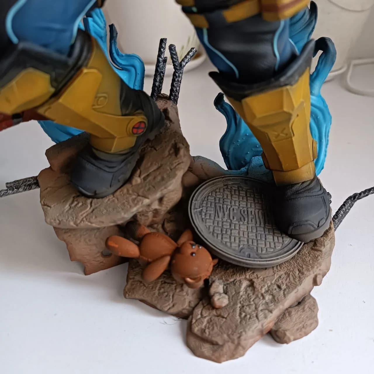STL - Cable X Men figura de acción render 4
