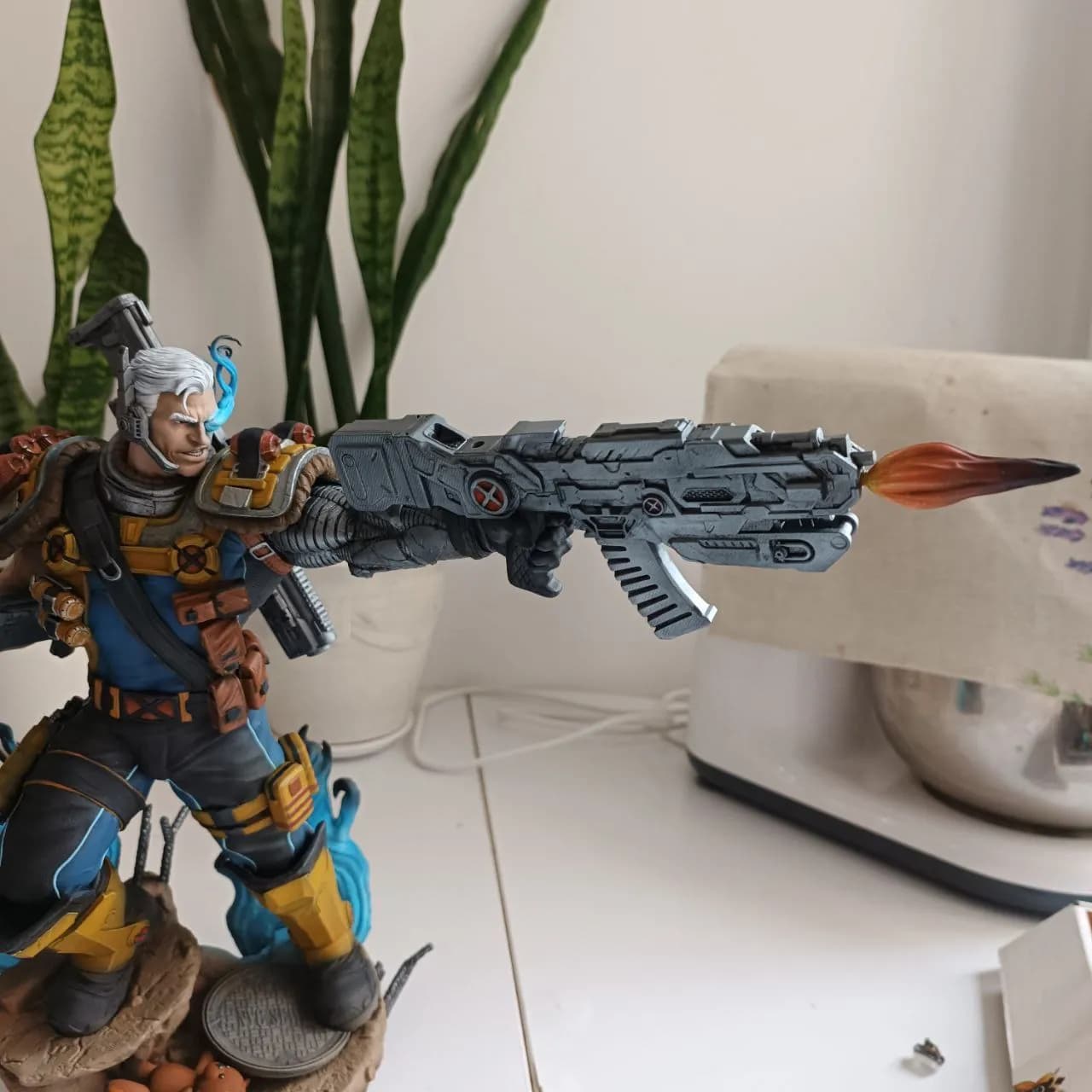 STL - Cable X Men figura de acción render 5