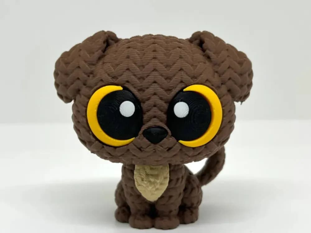 STL - Cachorro Kawaii Tejido