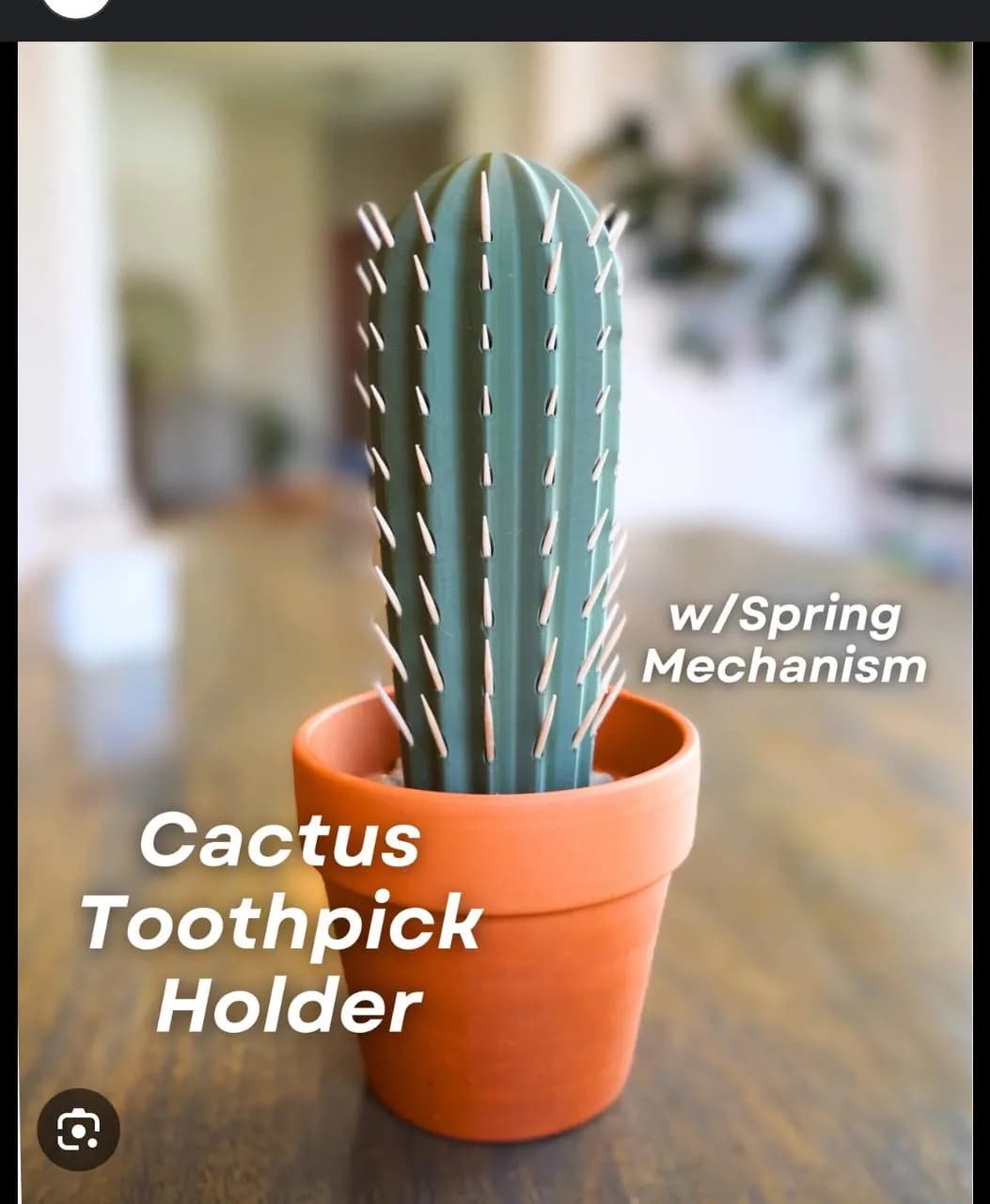 STL - Cactus porta palillos