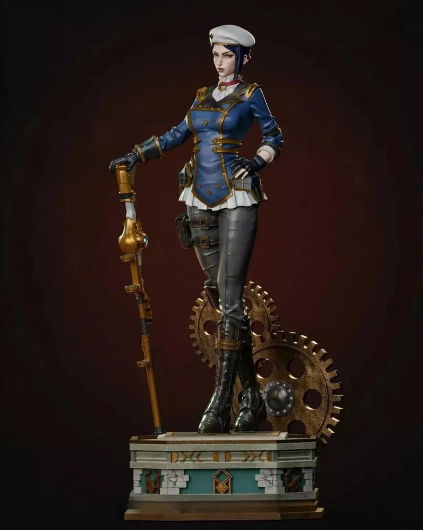 STL - Caitlyn Arcane figura