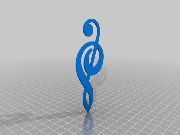 STL - Caja con clave de sol render 4