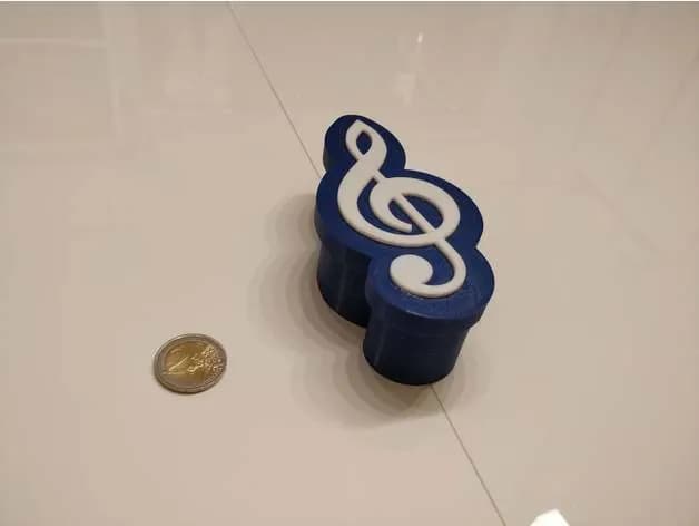 STL - Caja con clave de sol