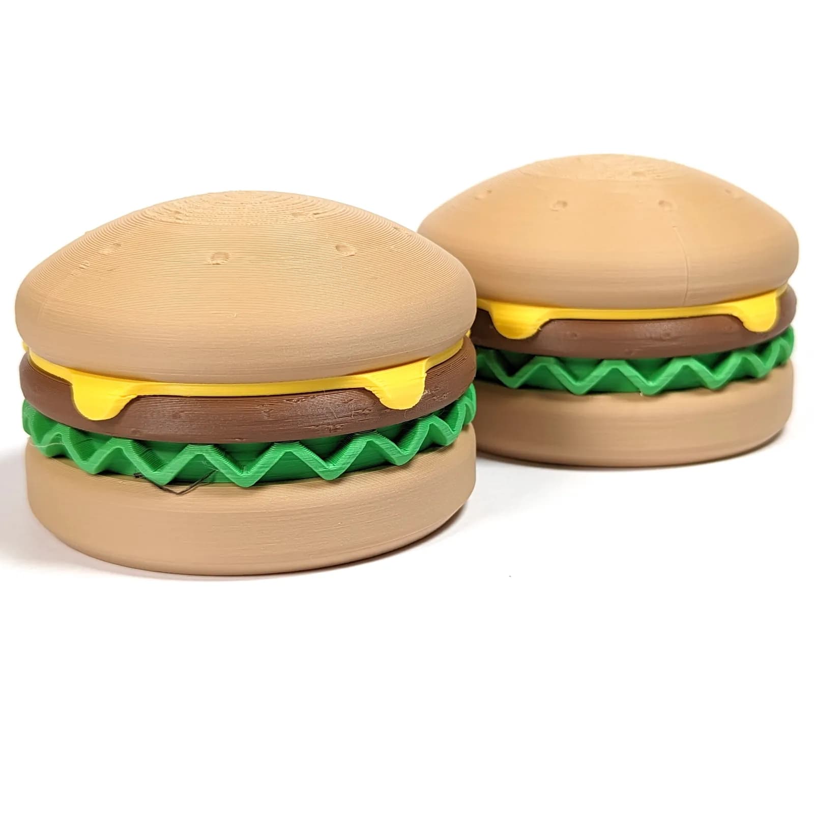 STL - Caja con forma de hamburguesa