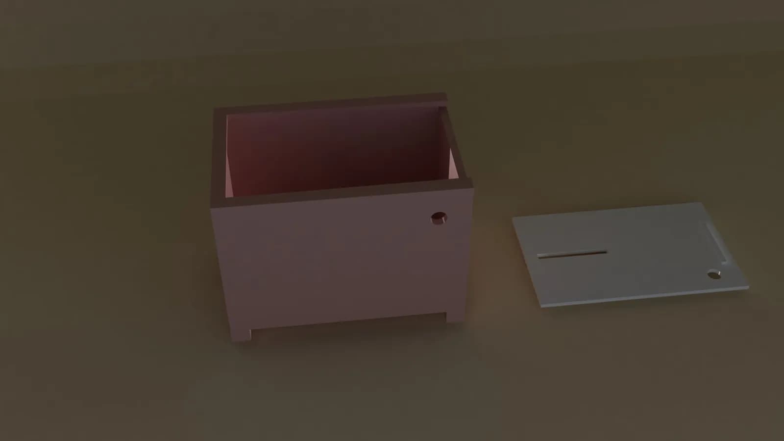 STL - Caja de ahorros cuadrada