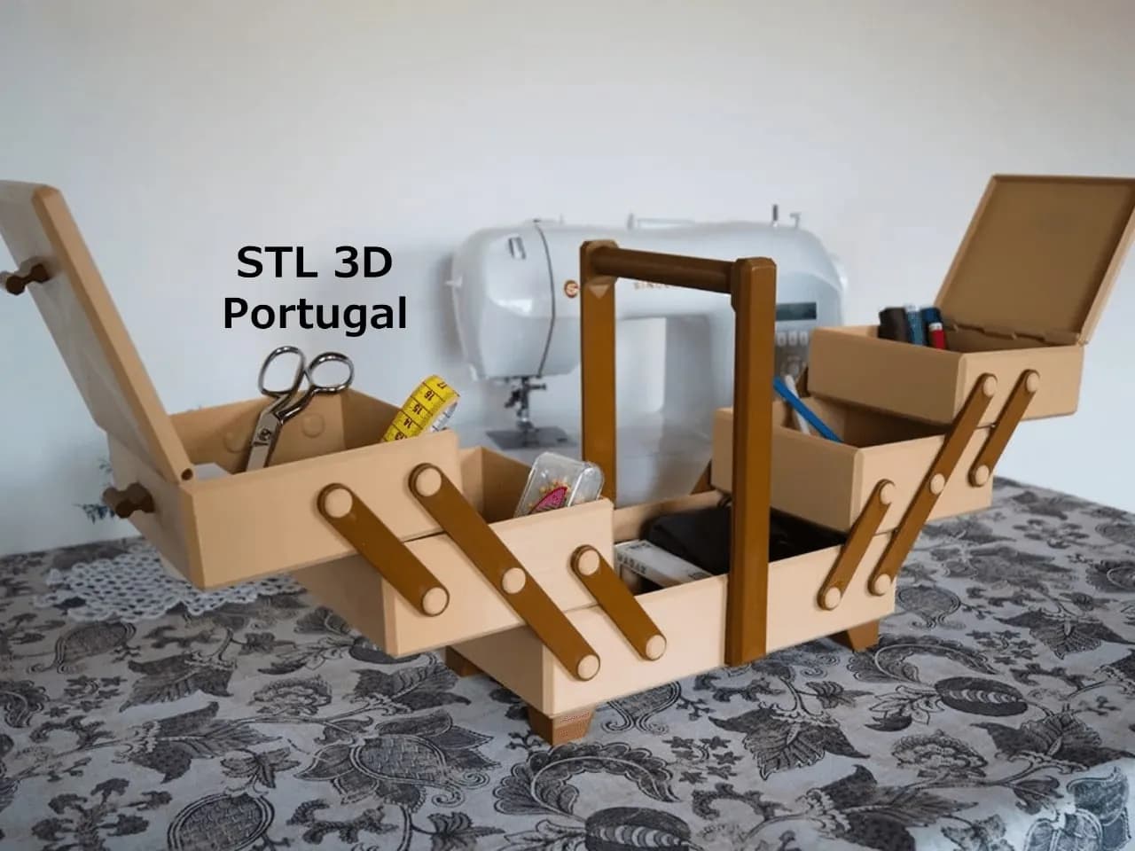 STL - Caja de costura tradicional