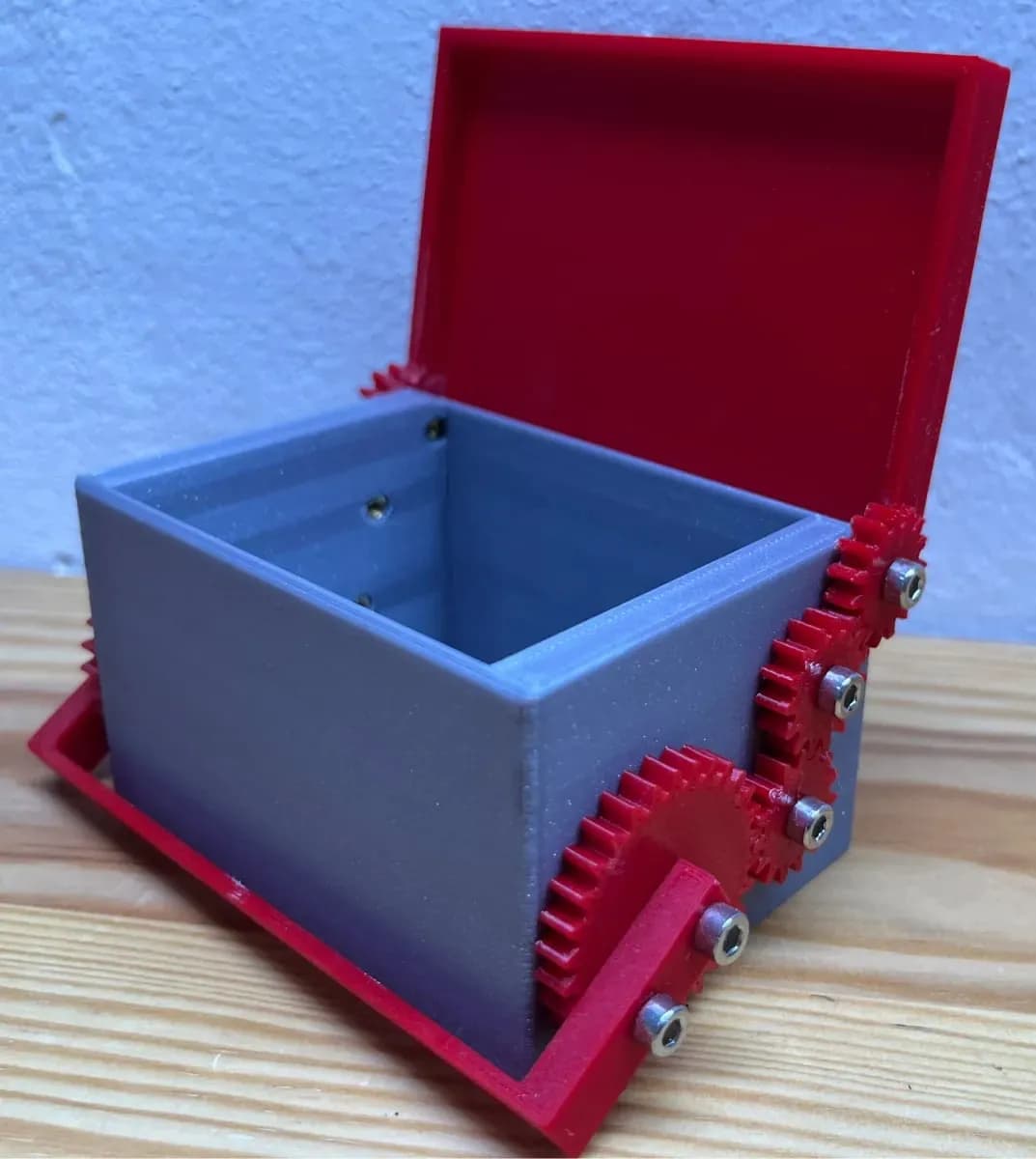 STL - Caja de engranajes con tapa