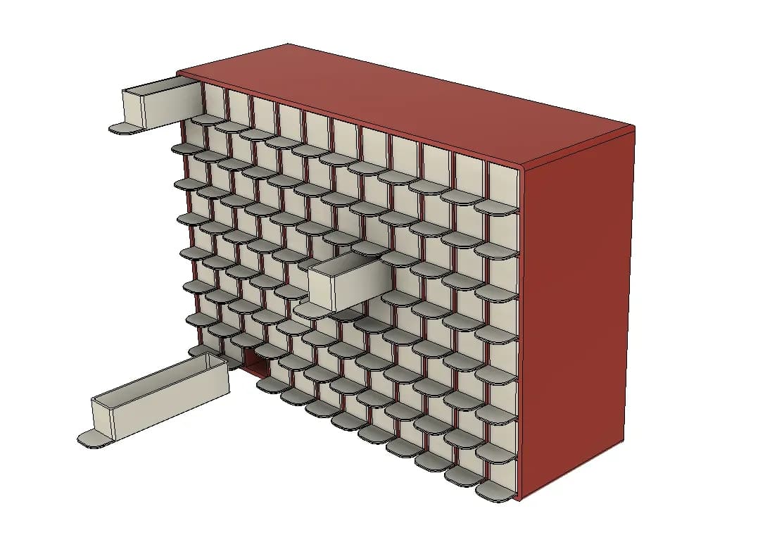 STL - Caja de herramientas portátil render 3
