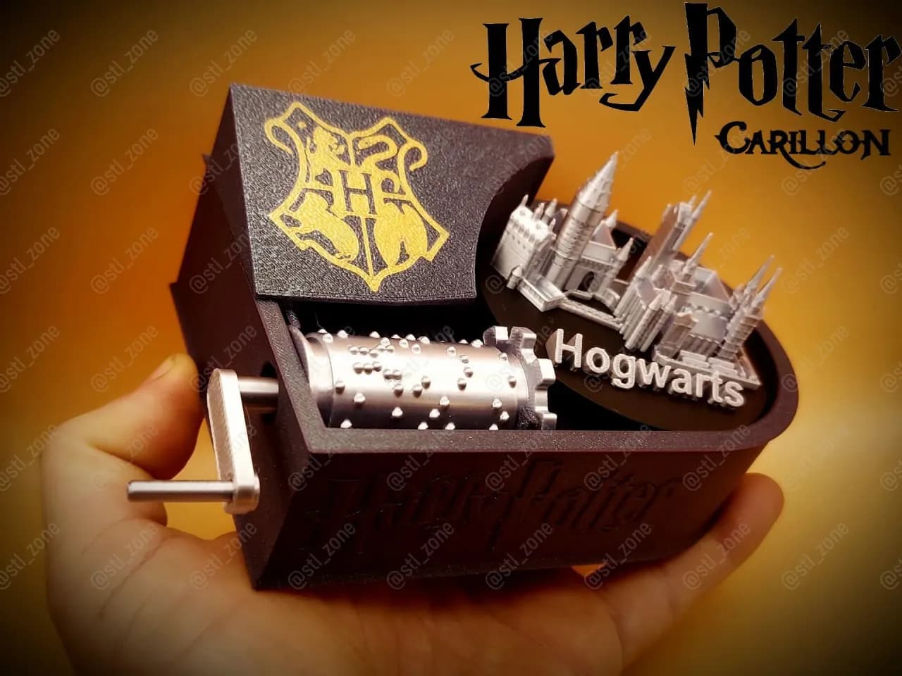 STL - Caja de música de Hogwarts