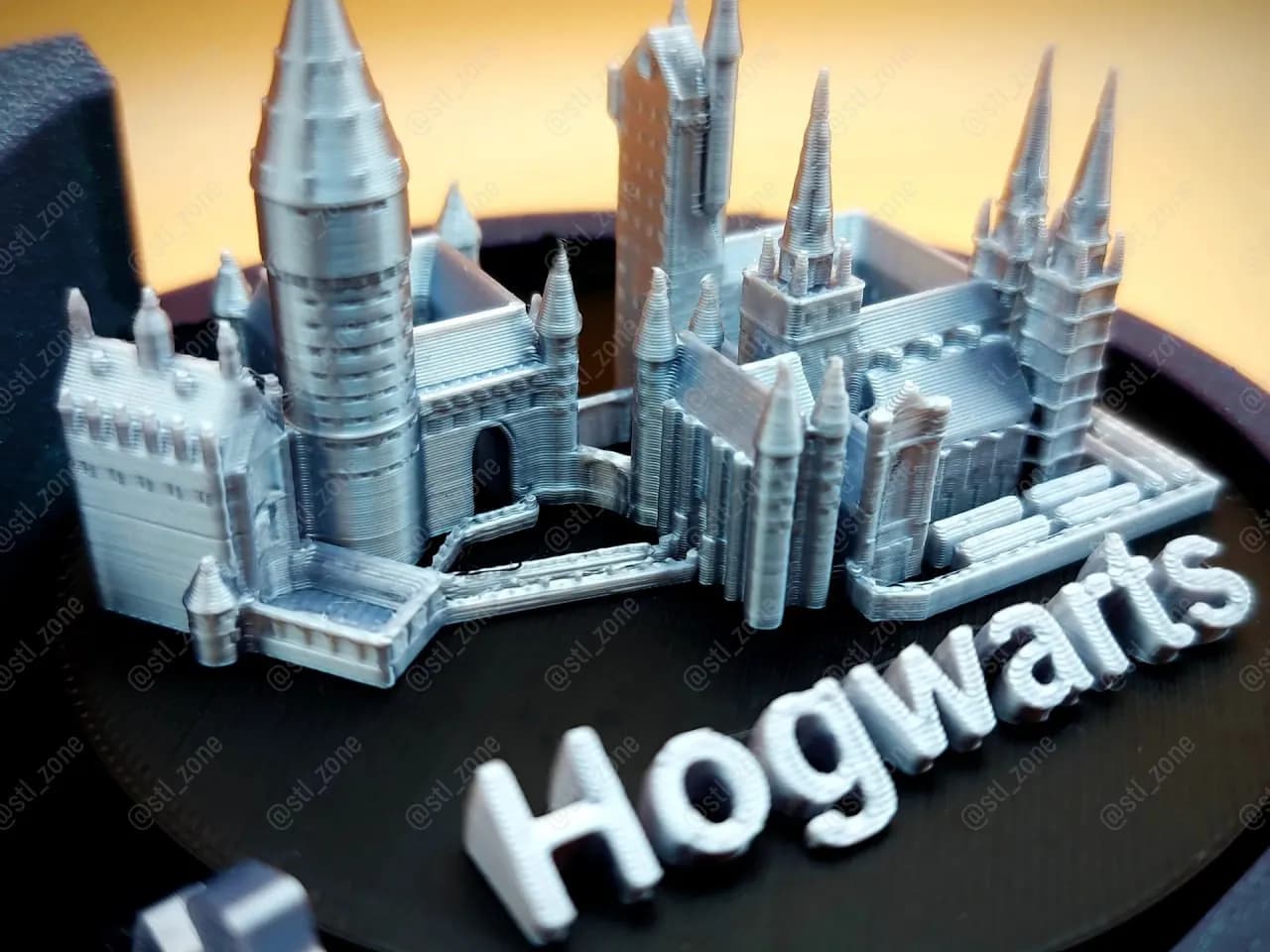 STL - Caja de música de Hogwarts render 3