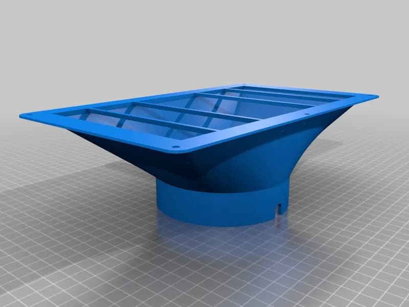 STL - Caja de succión para aerógrafo render 2