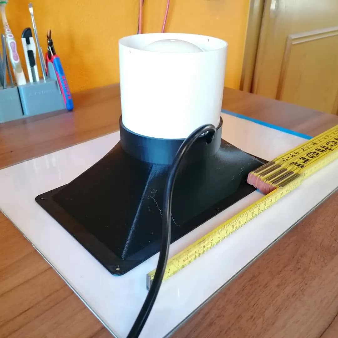 STL - Caja de succión para aerógrafo render 4