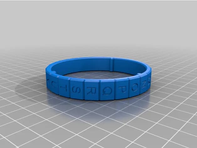 STL - Caja fuerte Da Vinci con 5 letras