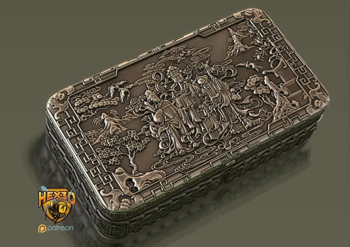 STL - Caja Oriental Tradicional
