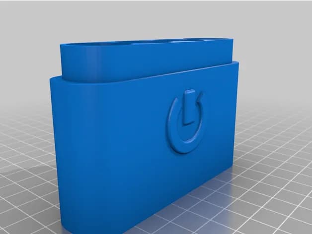 STL - Caja para baterías 18650 con logo render 5