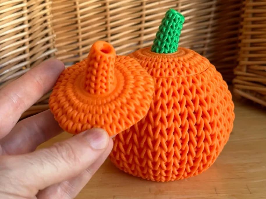 STL - Calabaza Tejida 3D