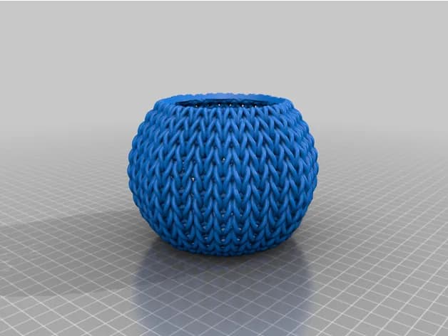 STL - Calabaza Tejida 3D render 2