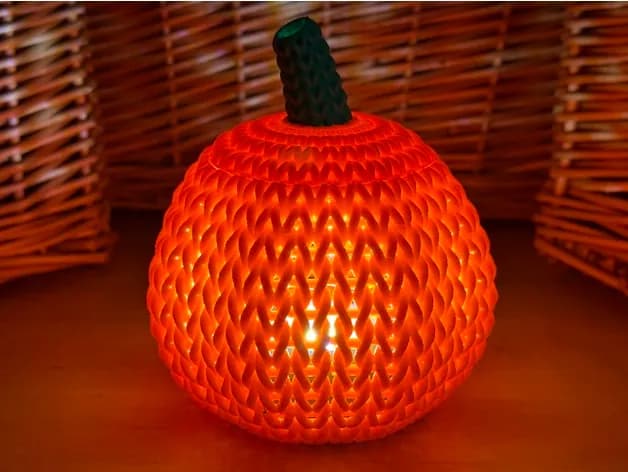 STL - Calabaza Tejida 3D render 4