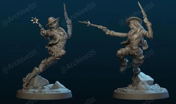 STL - calamity jane render 2