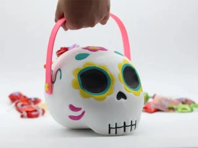 STL - Calavera de azúcar para dulces render 2